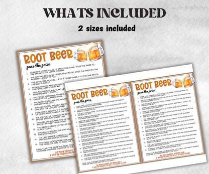 Root Beer Float Pass The Prize, Summer Birthday Party, Fun For Kids, Social BBQ Backyard ice cream party, interactive fun gift exchange game-Holidays -TheHustlingCatLady-Party Games