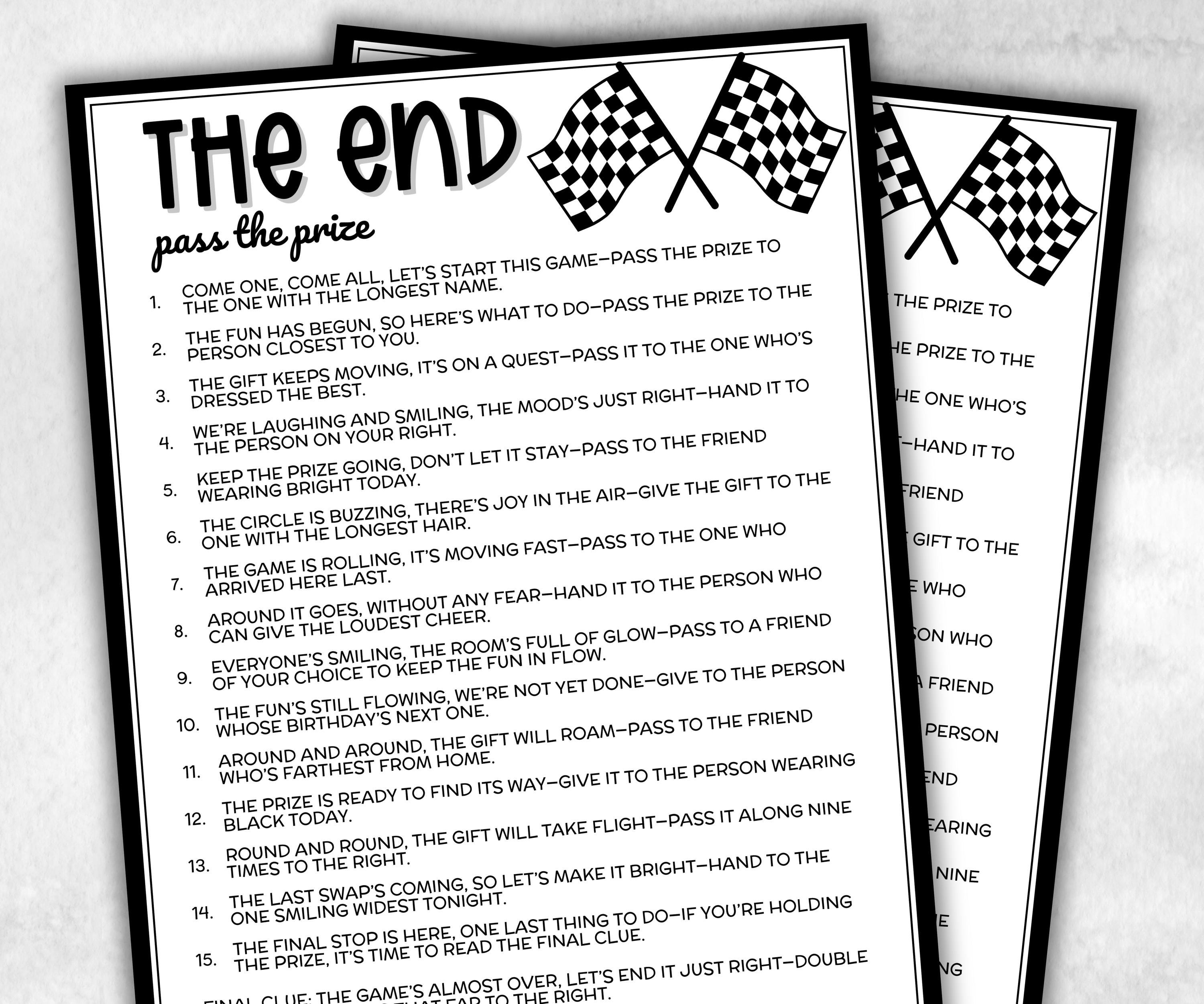 End Of Year Pass the Prize, Last Day Of School,Classroom Party, Summer Break, Teacher Student, interactive gift exchange, conversation game-Holidays -TheHustlingCatLady-Party Games
