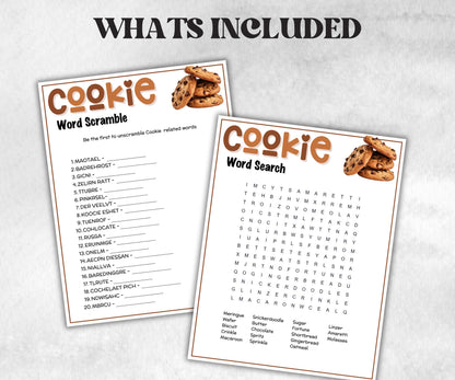 Printable Cookie Game Bundle, Pass the Prize, Friendsmas Cookie Valentine Party Game, Cookie Trivia, Cookie Matchup Game, Church xmas game,-Christmas -TheHustlingCatLady-Party Games
