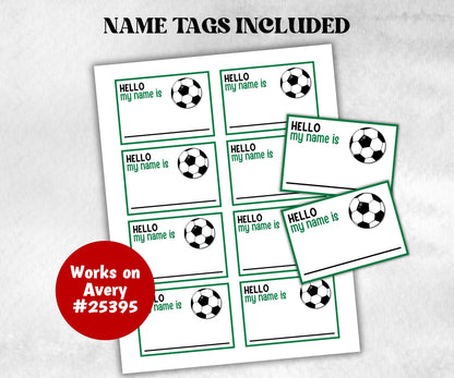 What is your Soccer name printable game, daycare name, Name board sign, party decoration, Name tag, birthday nicknames, soccer name game fun-Holidays -TheHustlingCatLady-Stickers, Labels & Tags