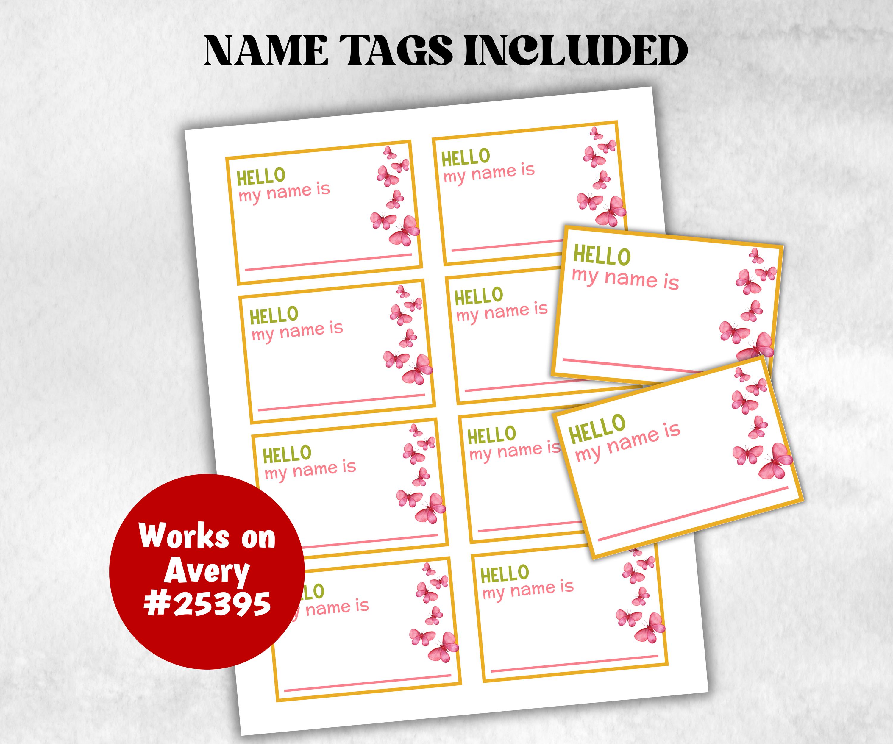 What is your Spring name printable game, office party, daycare name, Name board sign, party decoration, Name tag, birthday nickname, summer-Holidays -TheHustlingCatLady-Stickers, Labels & Tags