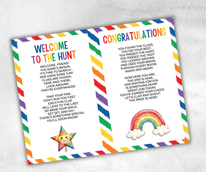 Tween birthday Indoor Treasure Hunt, group celebration activity, Preteens Puzzles, indoor scavenger hunt game, girl boy birthday party, Quiz-Holidays -TheHustlingCatLady-Party Games