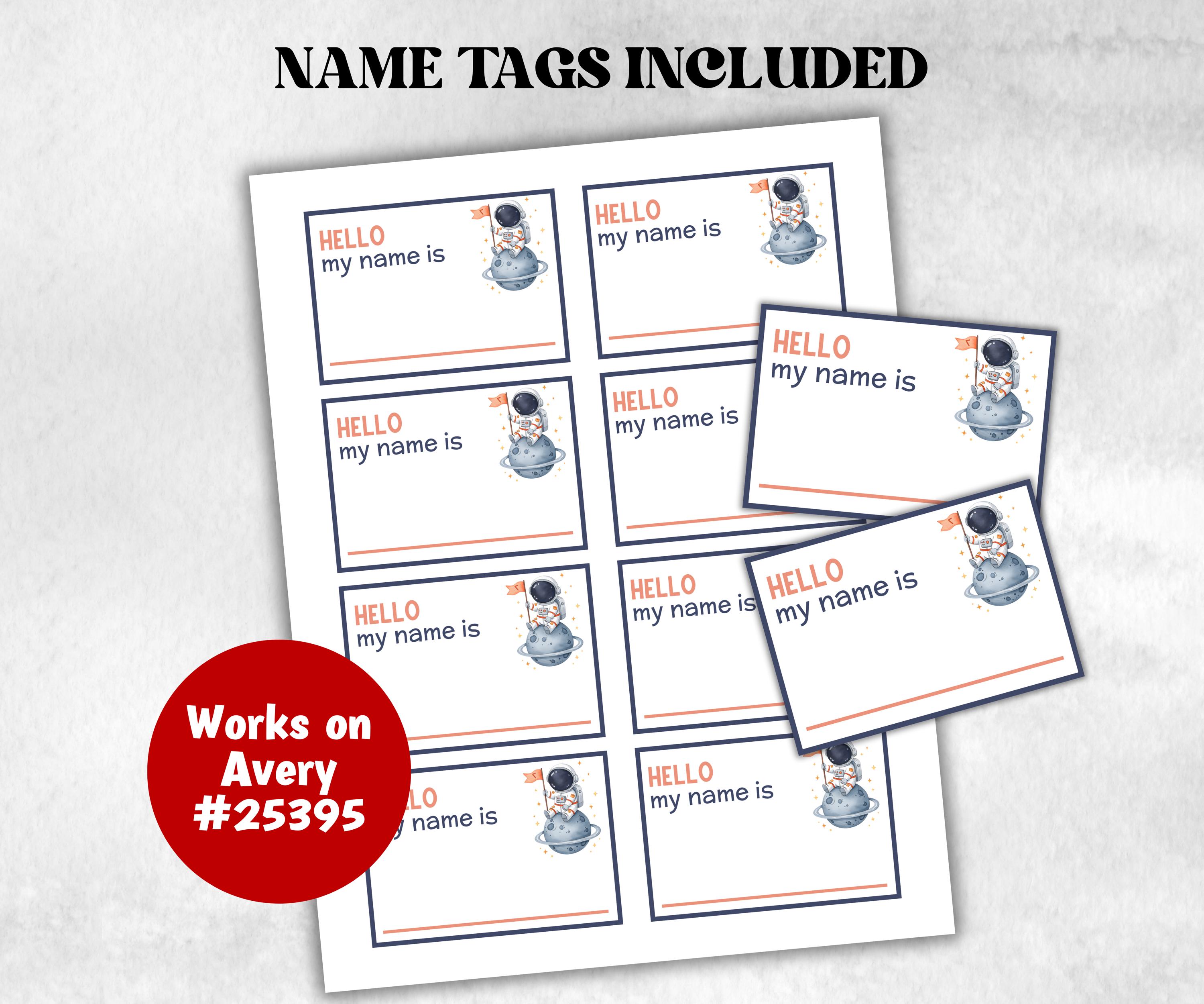 What is your Astronaut name printable game, office party, daycare Name board sign, party decoration, Name tag, birthday nickname, summer fun-Holidays -TheHustlingCatLady-Party Games