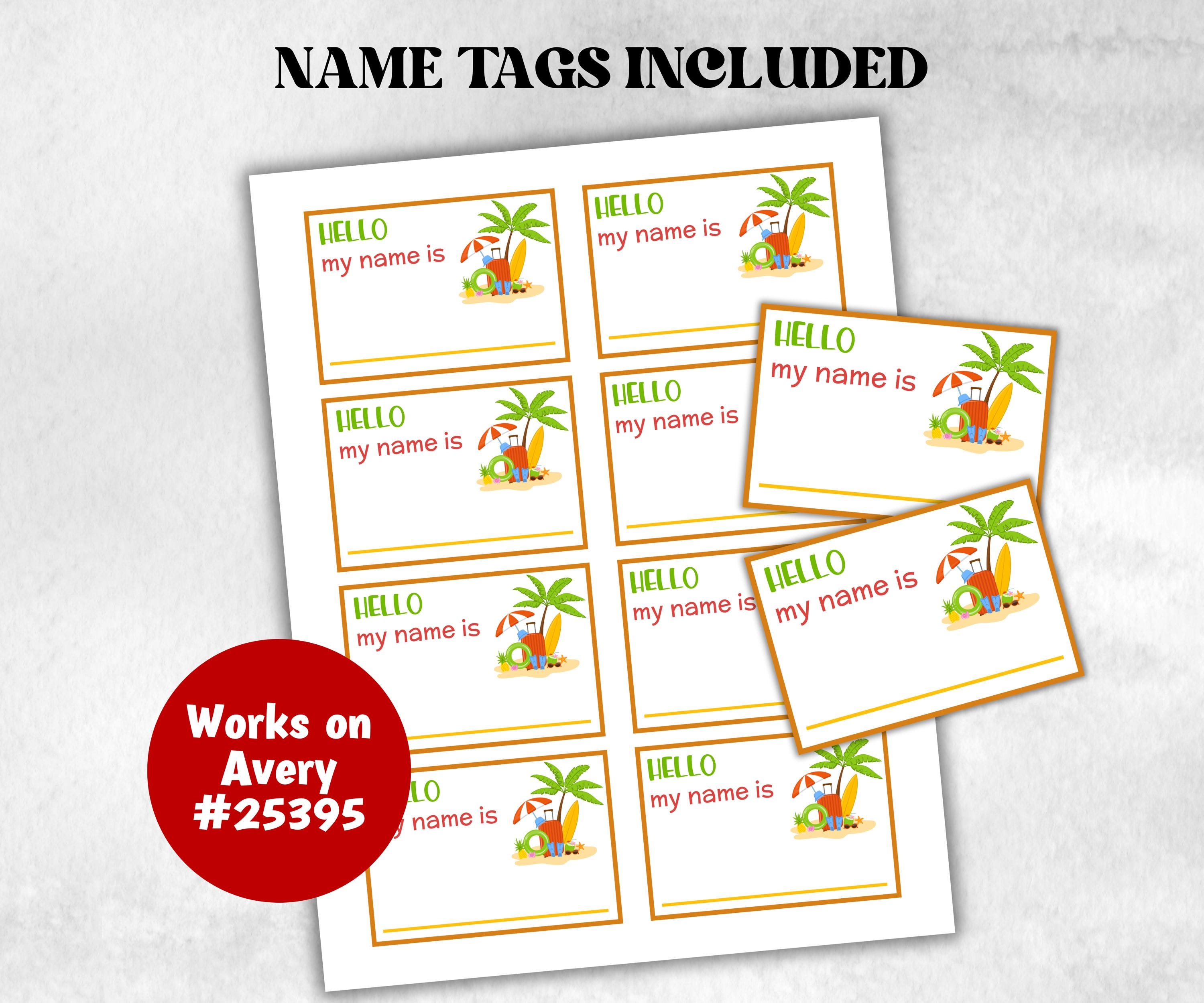 What is your Beach name, office party, daycare Name board sign, party decoration, Name tag, birthday nickname, summer Spring Surfer game-Holidays -TheHustlingCatLady-Party Games