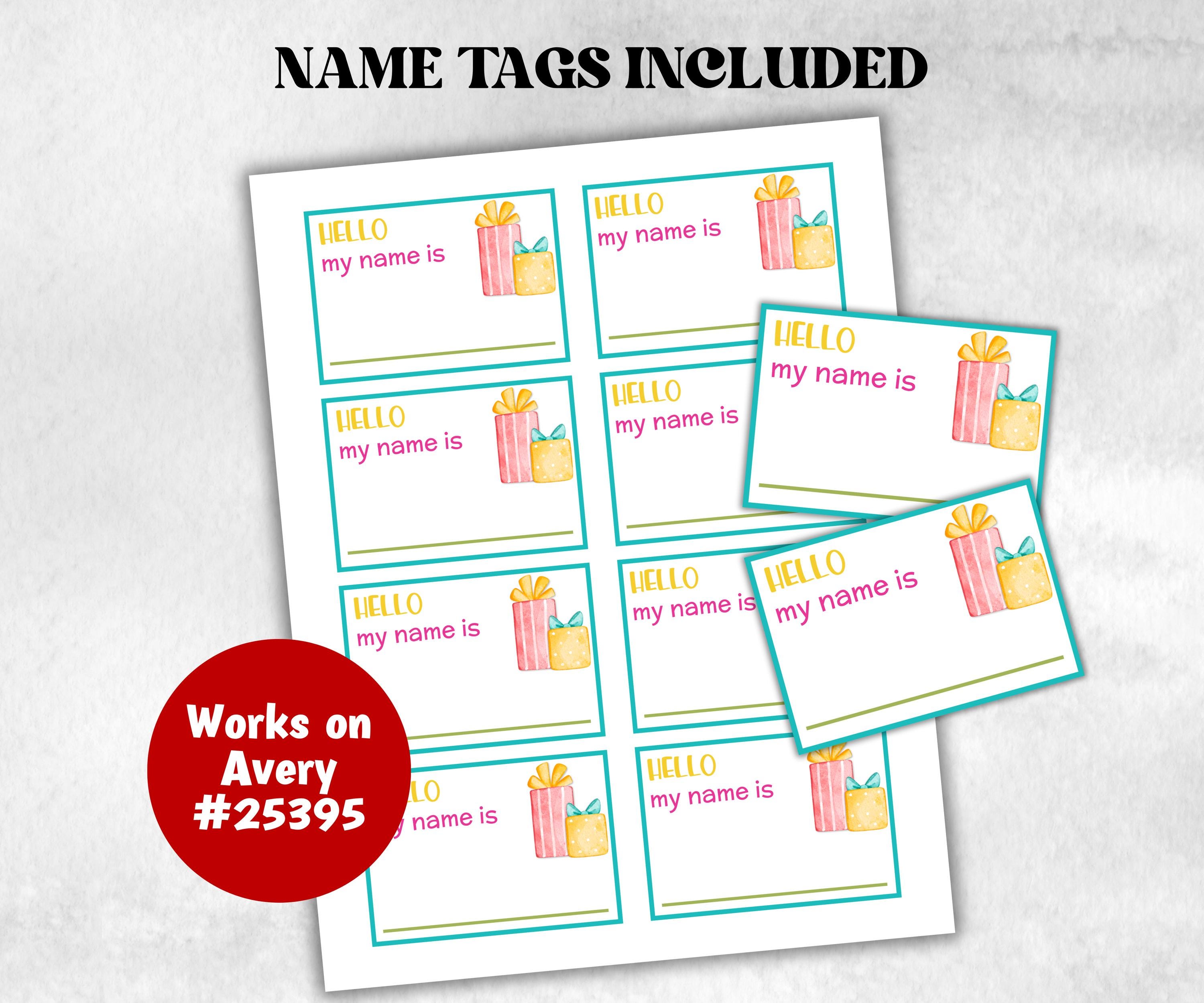 What is your Birthday name game, office party, daycare Name board sign, party decoration, Name tag, birthday nickname, Summer kids Birthday-Holidays -TheHustlingCatLady-Party Games