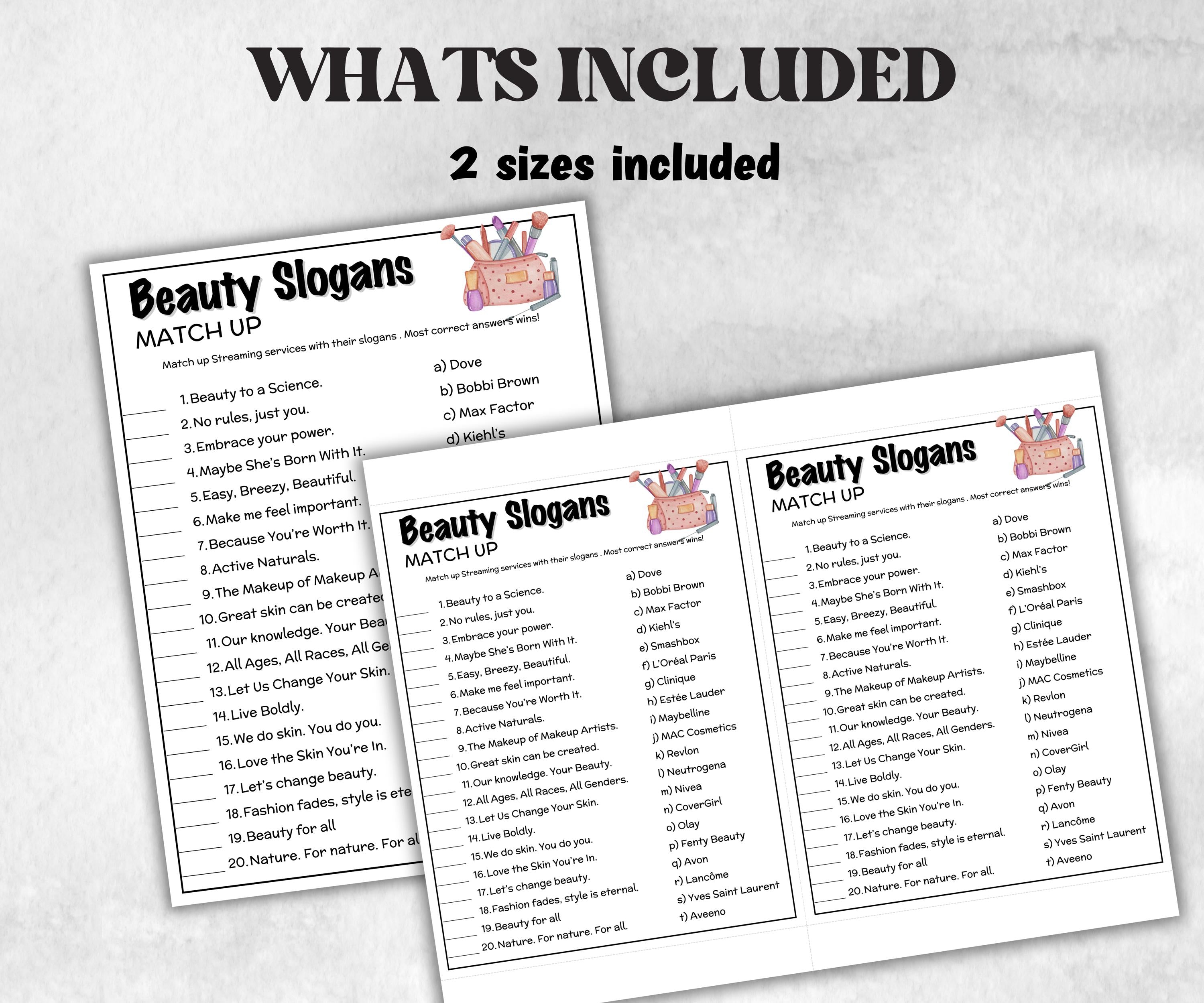 Commercial Slogan Trivia Bundle, TV Commercial Quiz, Fast Food Slogan, Pop Culture, Family Game Night, Office Party, Kids Teen Adult, Trivia-Holidays -TheHustlingCatLady-Party Games