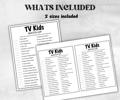 TV Sitcom Kids trivia party, Trivia Quiz, family activity, Friendsgiving, xmas family reunion, tv show theme trivia, 80s 90s black sitcom-Holidays -TheHustlingCatLady-Party Games