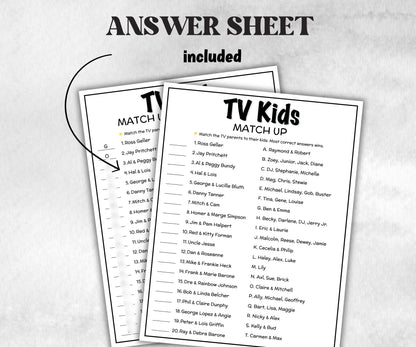 TV Sitcom Kids trivia party, Trivia Quiz, family activity, Friendsgiving, xmas family reunion, tv show theme trivia, 80s 90s black sitcom-Holidays -TheHustlingCatLady-Party Games