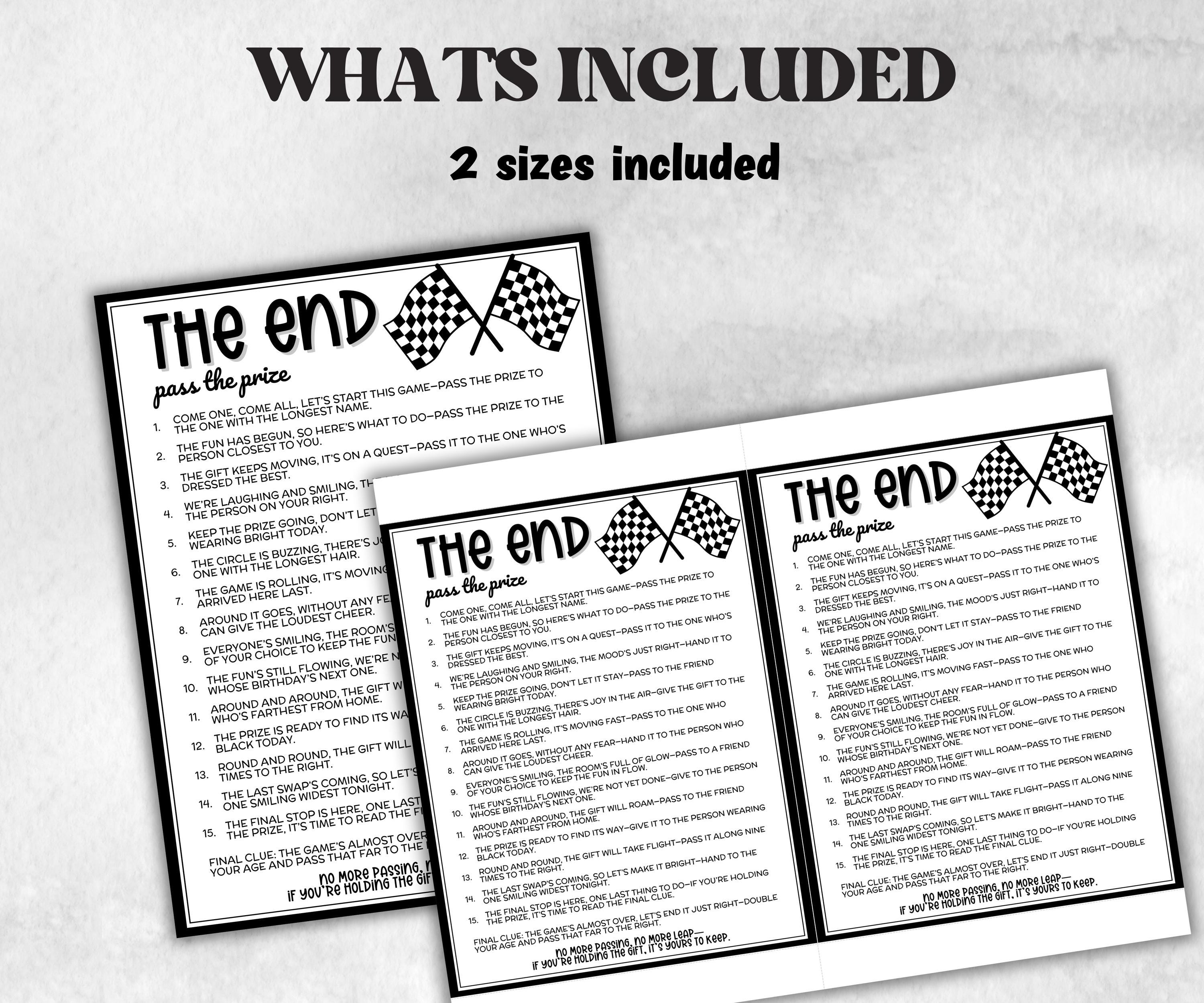 End Of Year Pass the Prize, Last Day Of School,Classroom Party, Summer Break, Teacher Student, interactive gift exchange, conversation game-Holidays -TheHustlingCatLady-Party Games
