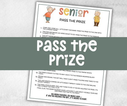 Senior Pass the Prize, Family Game Night, Dementia Activity, Retirement Games, Senior Citizens, Nursing Home Game, Senior Pass the parcel-Holidays -TheHustlingCatLady-Party Games