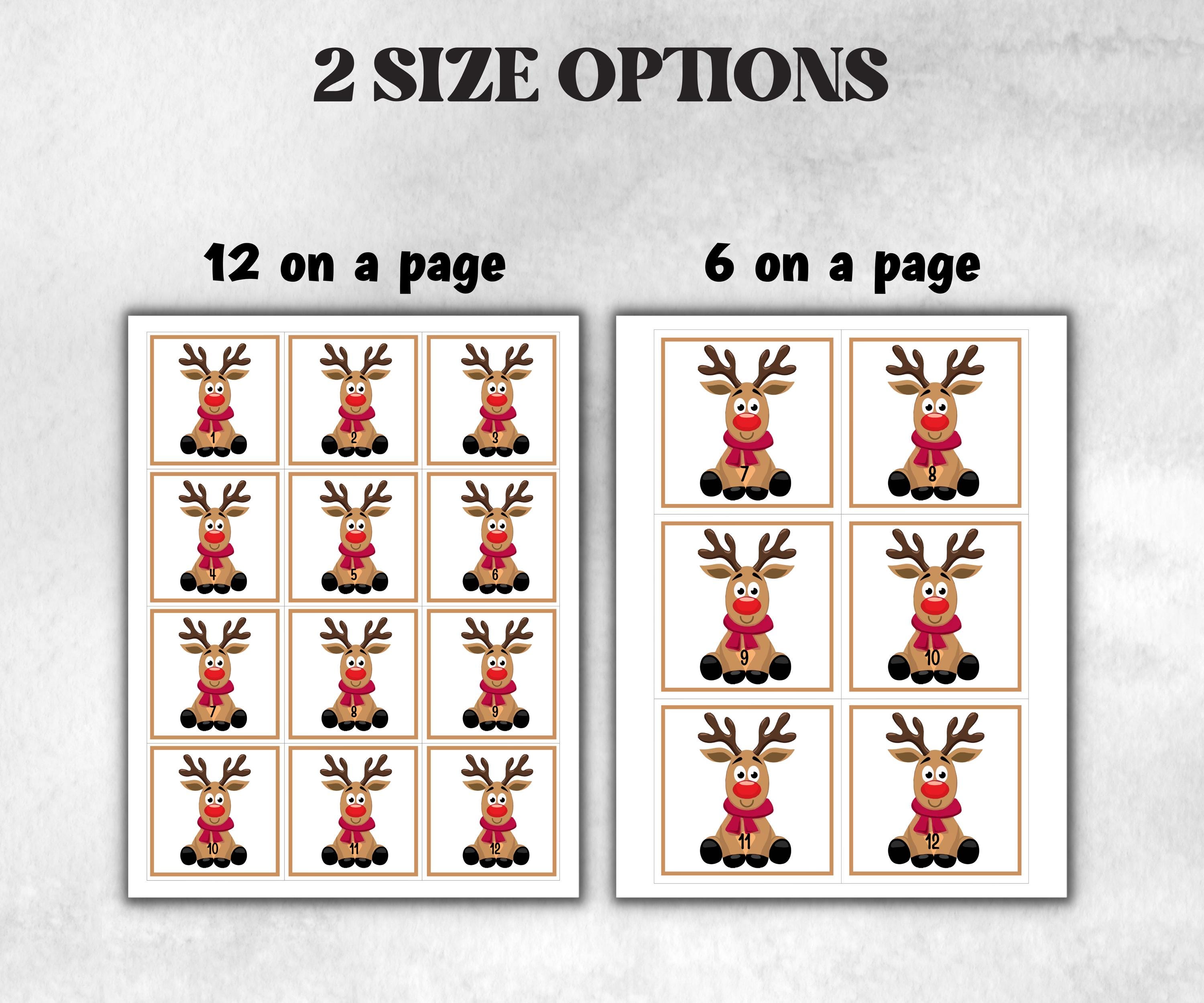 Reindeer scavenger hunt game, kids Reindeer games, xmas scavenger hunt, kids teens seniors, birthday themed party, school classroom games-Christmas -TheHustlingCatLady-Party Games