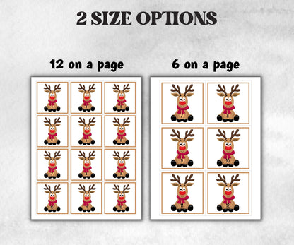 Reindeer scavenger hunt game, kids Reindeer games, xmas scavenger hunt, kids teens seniors, birthday themed party, school classroom games-Christmas -TheHustlingCatLady-Party Games
