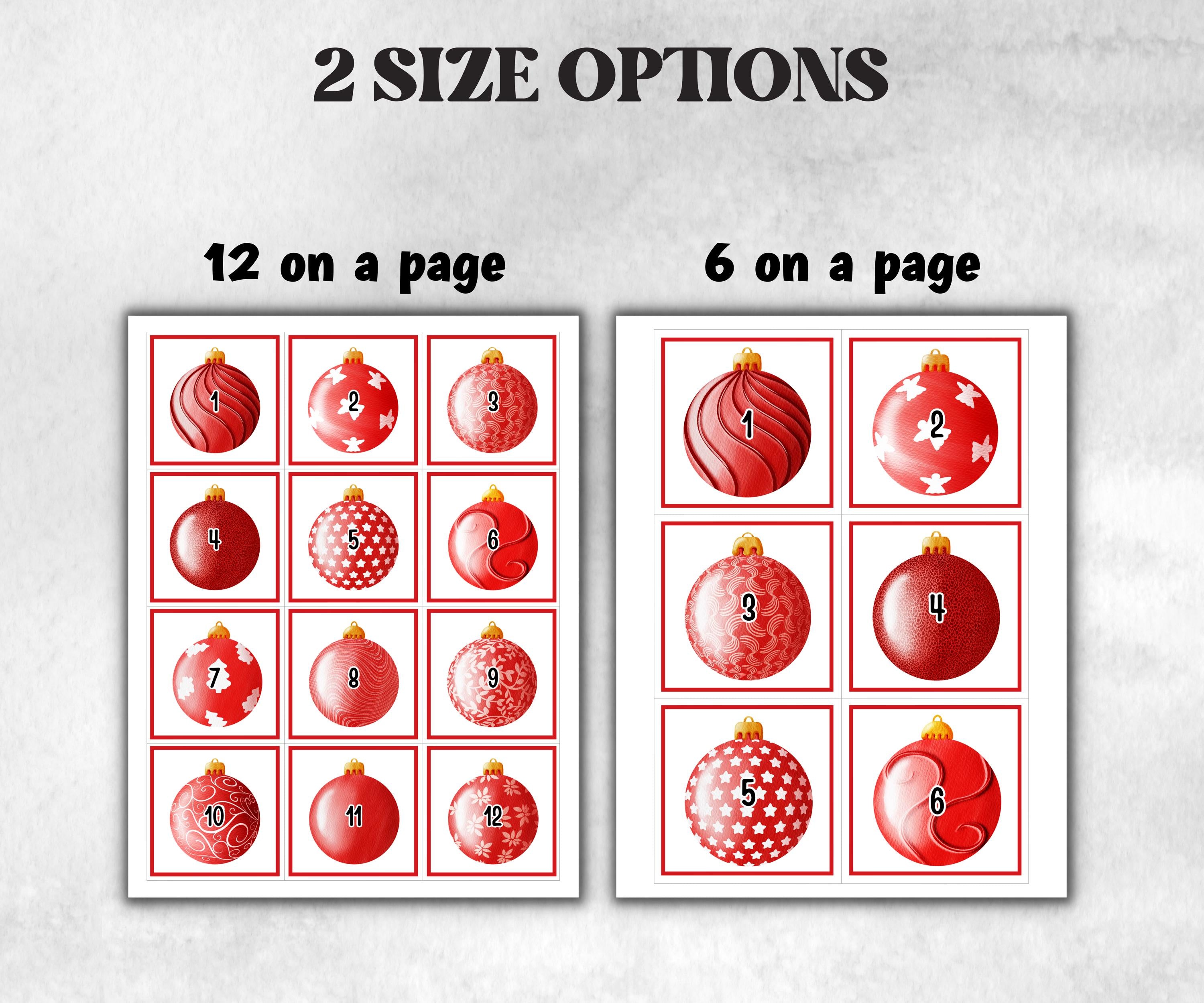Ornament scavenger hunt game, kids tree ornament game, xmas scavenger hunt, kids teens senior, birthday themed party, school classroom game-Christmas -TheHustlingCatLady-Party Games