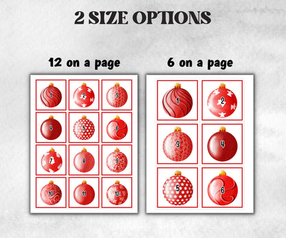 Ornament scavenger hunt game, kids tree ornament game, xmas scavenger hunt, kids teens senior, birthday themed party, school classroom game-Christmas -TheHustlingCatLady-Party Games
