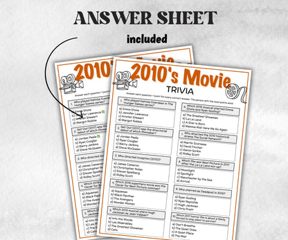 Decades Movie Trivia Bundle, kid teen adult Movie Quiz, Silver Screen Movie Quote Trivia, Birthday party, Movie Award Ceremony, group game-Holidays -TheHustlingCatLady-Party Games