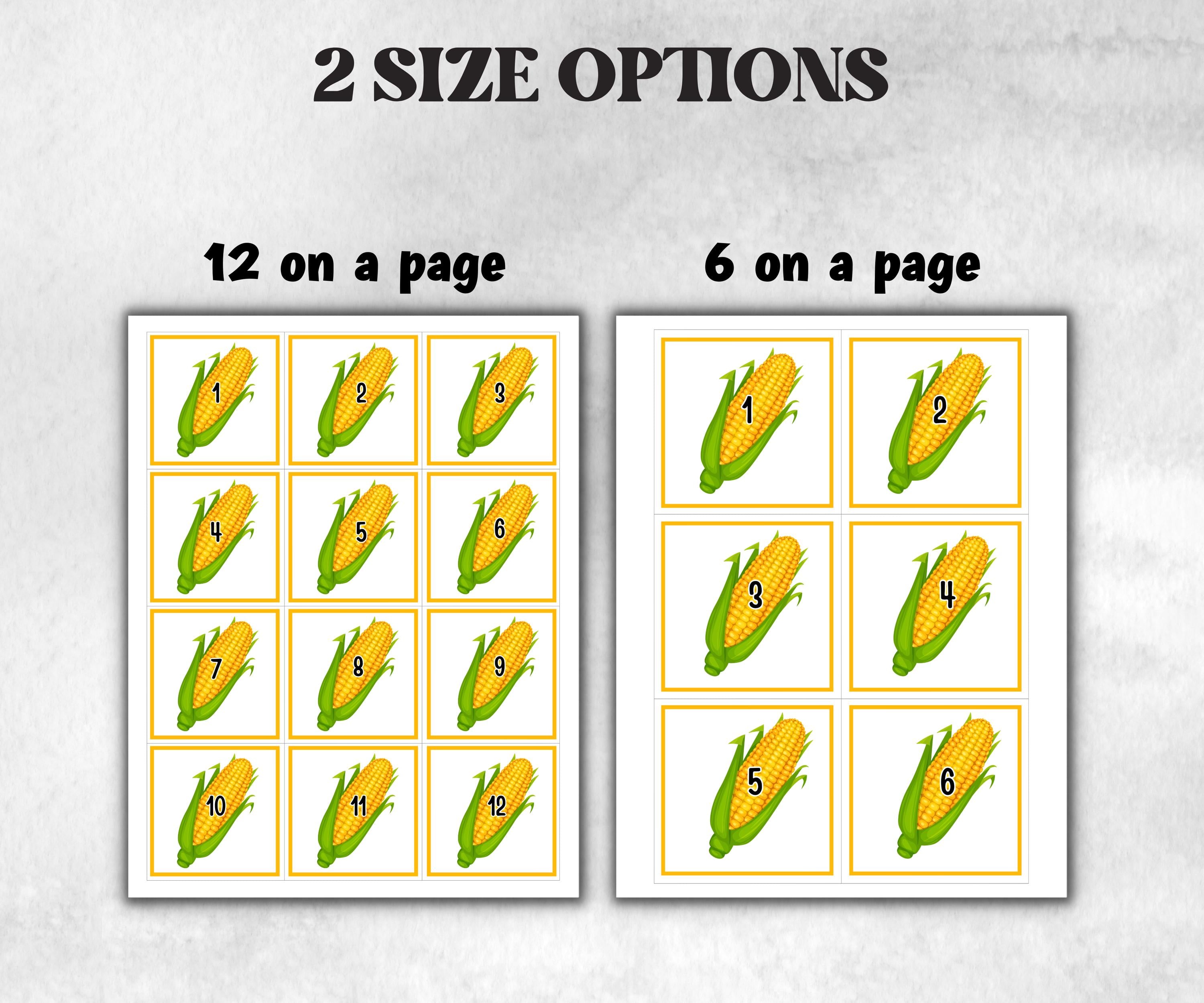 Corn scavenger hunt game, fall harvest hunt, thanksgiving games, autumn home hunt, fall neighborhood, family game night, treasure hunt clues-Thanksgiving -TheHustlingCatLady-Party Games