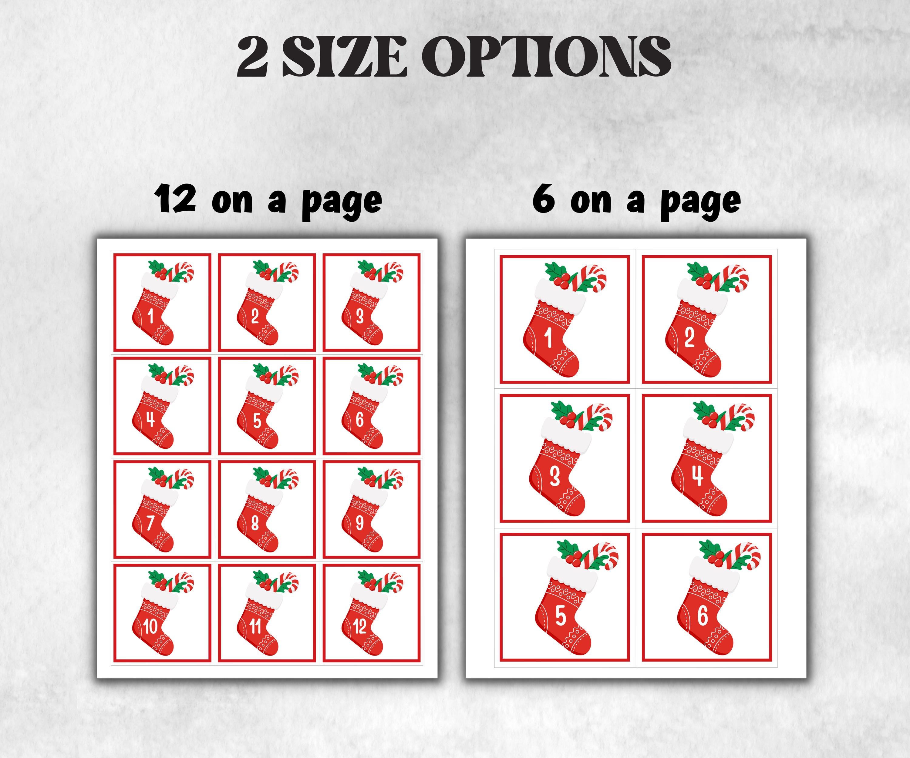 Stocking scavenger hunt game, kids stocking games, xmas scavenger hunt, kids teens seniors, birthday themed party, school classroom kid game-Christmas -TheHustlingCatLady-Party Games