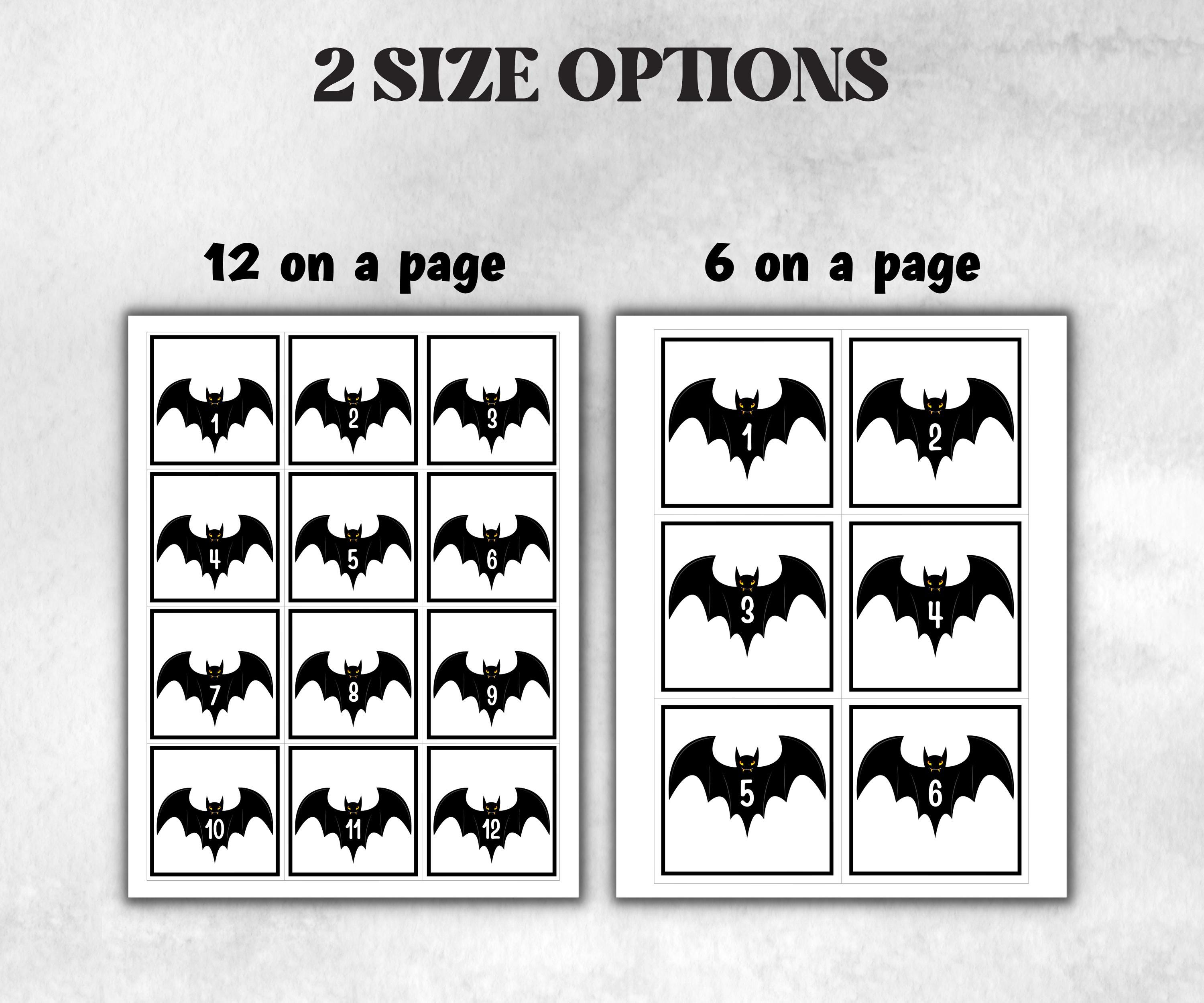Bat scavenger hunt game, fun spooky clue hunt, trick or treat, ghost bones game, kids bat games, halloween treasure scavenger party, school-Halloween Printables -TheHustlingCatLady-Party Games