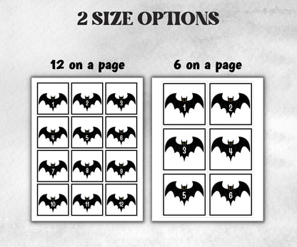 Bat scavenger hunt game, fun spooky clue hunt, trick or treat, ghost bones game, kids bat games, halloween treasure scavenger party, school-Halloween Printables -TheHustlingCatLady-Party Games