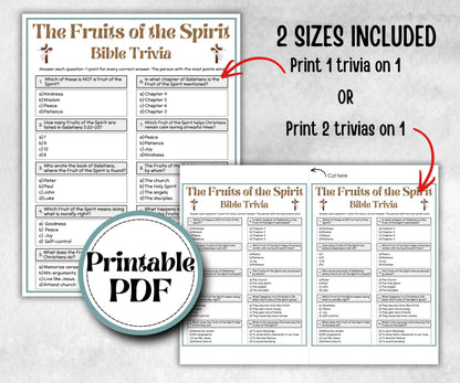 The Fruits of the spirit - Bible Trivia
