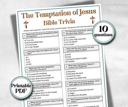Bible - The Temptation of Jesus Trivia