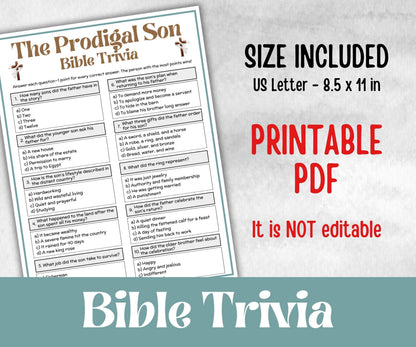 Bible The Prodigal Son Trivia