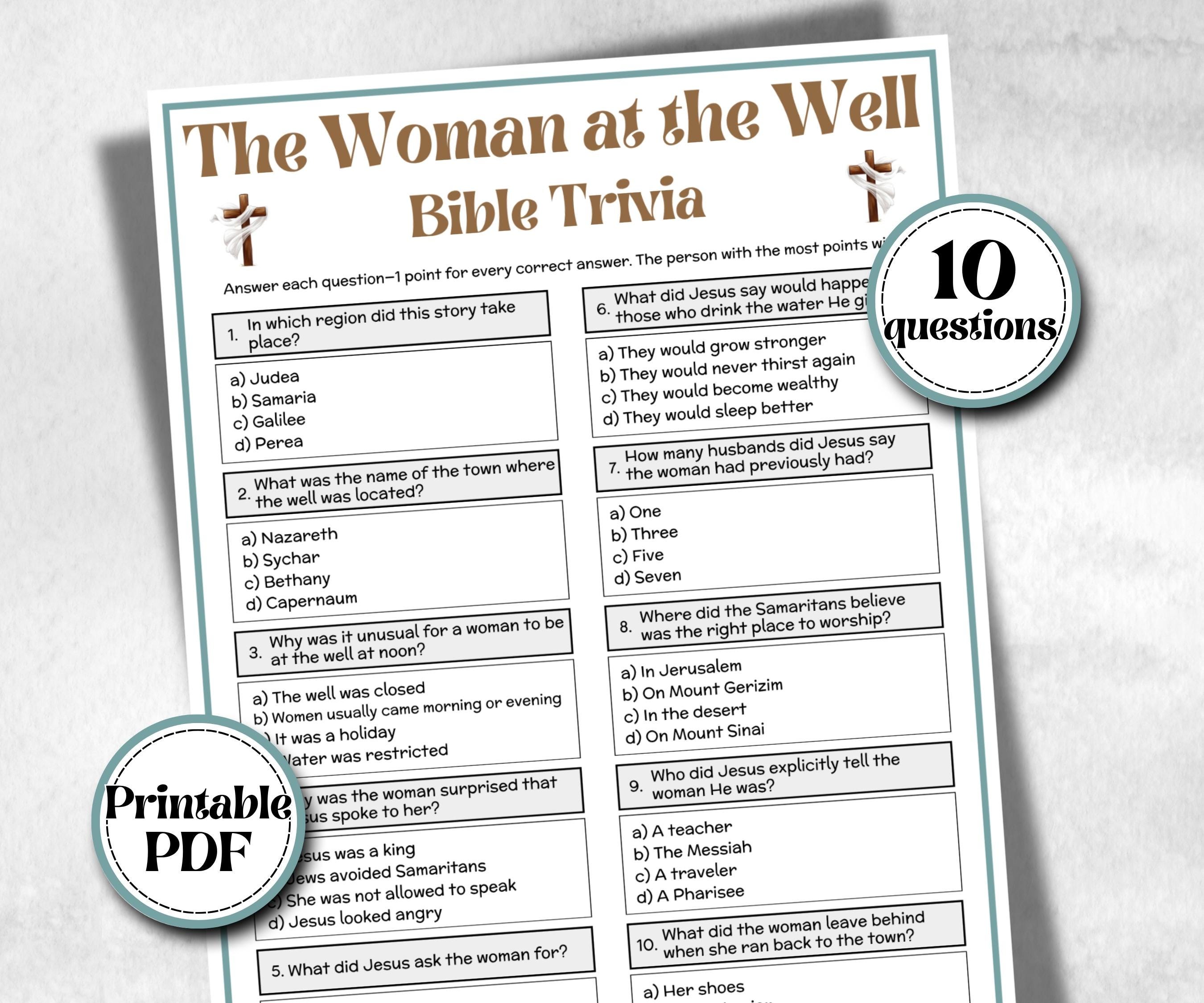 The Woman at the Well Trivia