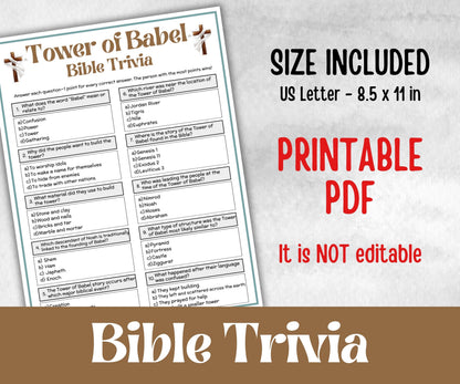 Tower of Babel - Bible Trivia