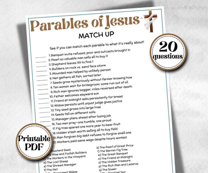 Women of the Bible Trivia, Sunday School, Bible Study riddles, Holiday Party Games, Bible Camp, womens retreat group, preschool curriculum