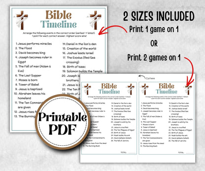 Guess the Bible Timeline, Trivia, Bible Study riddles, Holiday Bible Camp, womens retreat group, New Testament, Old Testament, Preschool