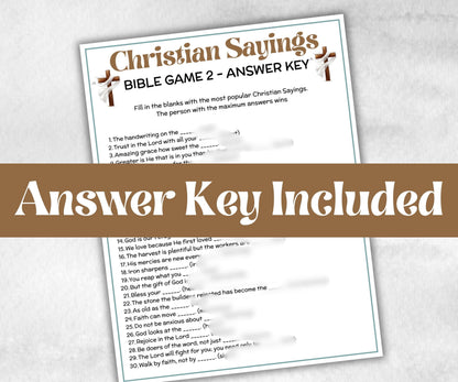 Christian Sayings, Bible Study riddles, Holiday Bible Camp, womens retreat group, New Testament, Old Testament, Preschool Curriculum quiz