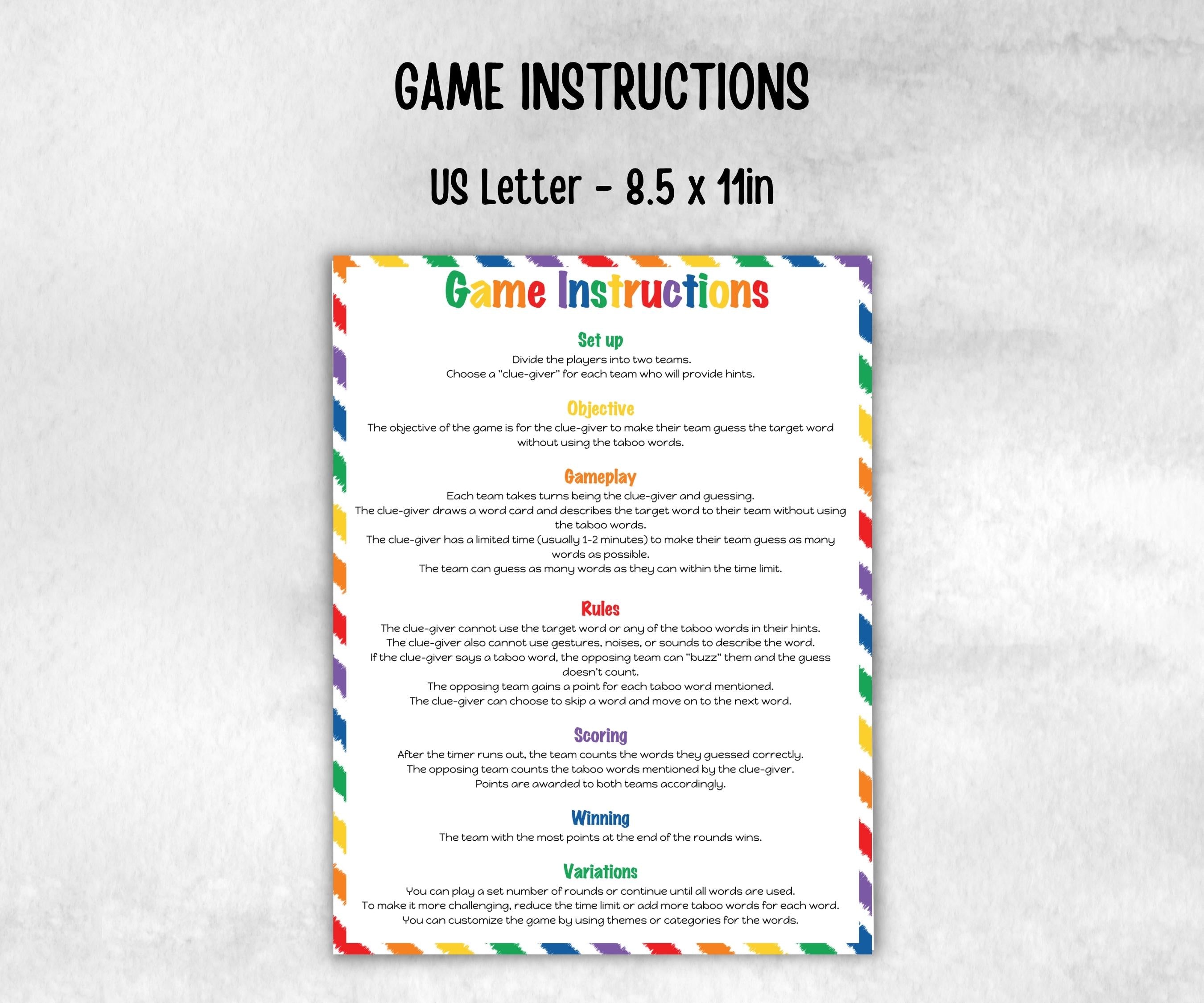 Birthday Forbidden Words, Boy Girl Birthday activity, Ice breaker trivia, Themed Party, Office Teambuilding, Coworker Celebration, Word Ban