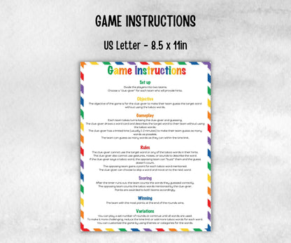 Birthday Forbidden Words, Boy Girl Birthday activity, Ice breaker trivia, Themed Party, Office Teambuilding, Coworker Celebration, Word Ban
