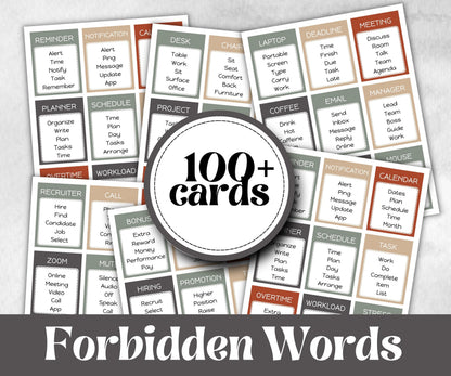 Office Edition Forbidden Words, Word Ban, Office Teambuilding, Coworker Birthday, Retirement Party, Welcome Party, Office Group Party Game