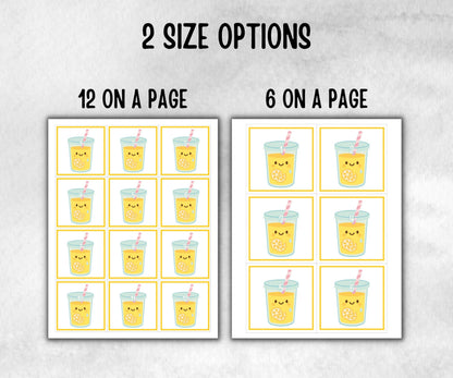 Lemonade Scavenger Hunt for kids, backyard hunt, Fruits themed shower, birthday, tea party, spring yard games, garden party icebreaker idea