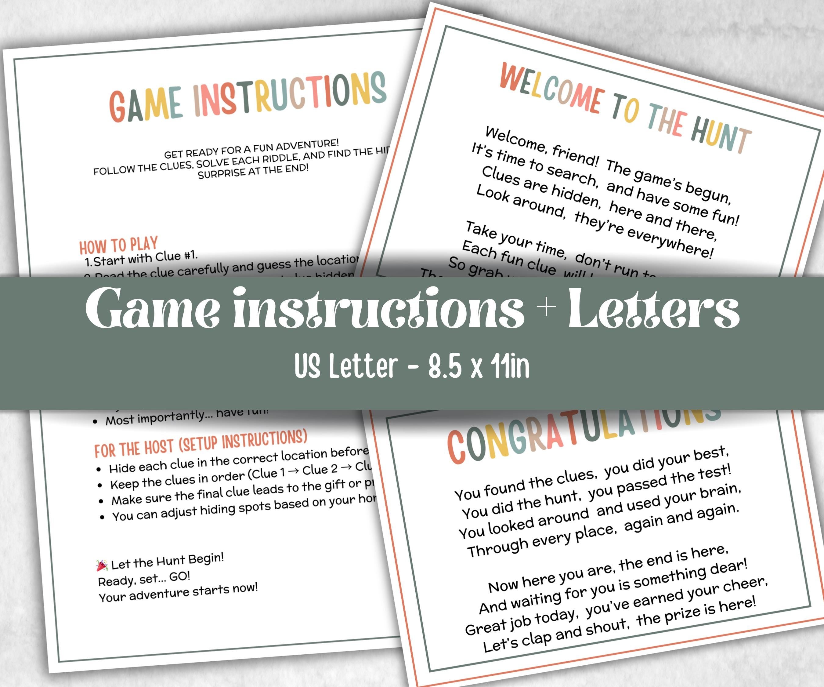 Senior Living Indoor Outdoor Scavenger Hunt, Birthday game for senior citizens, milestone birthday gift, treasure hunt, fun retirement,