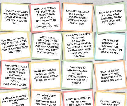 Teen Tween Indoor Outdoor Birthday Scavenger Hunt, Boy Girl Birthday, game for older kid, milestone birthday gift, tricky treasure hunt