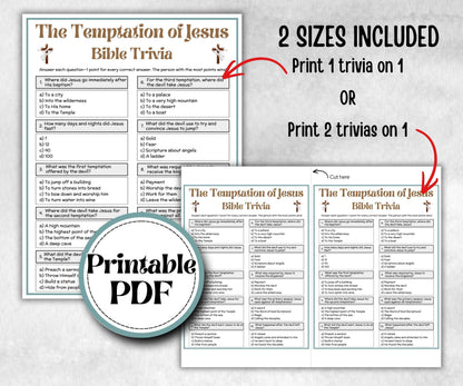 Bible - The Temptation of Jesus Trivia
