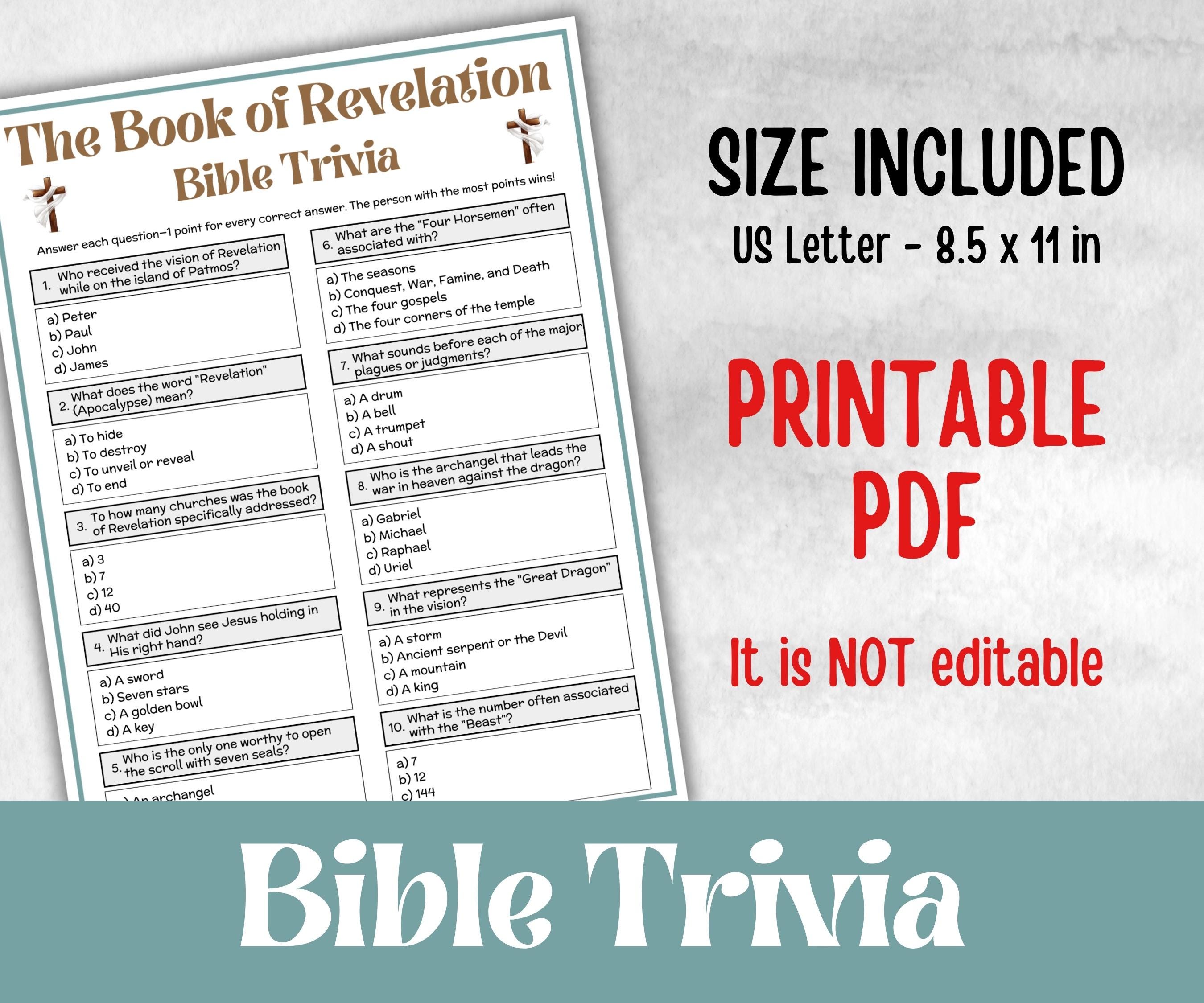 Bible - The Book of Revelation Trivia