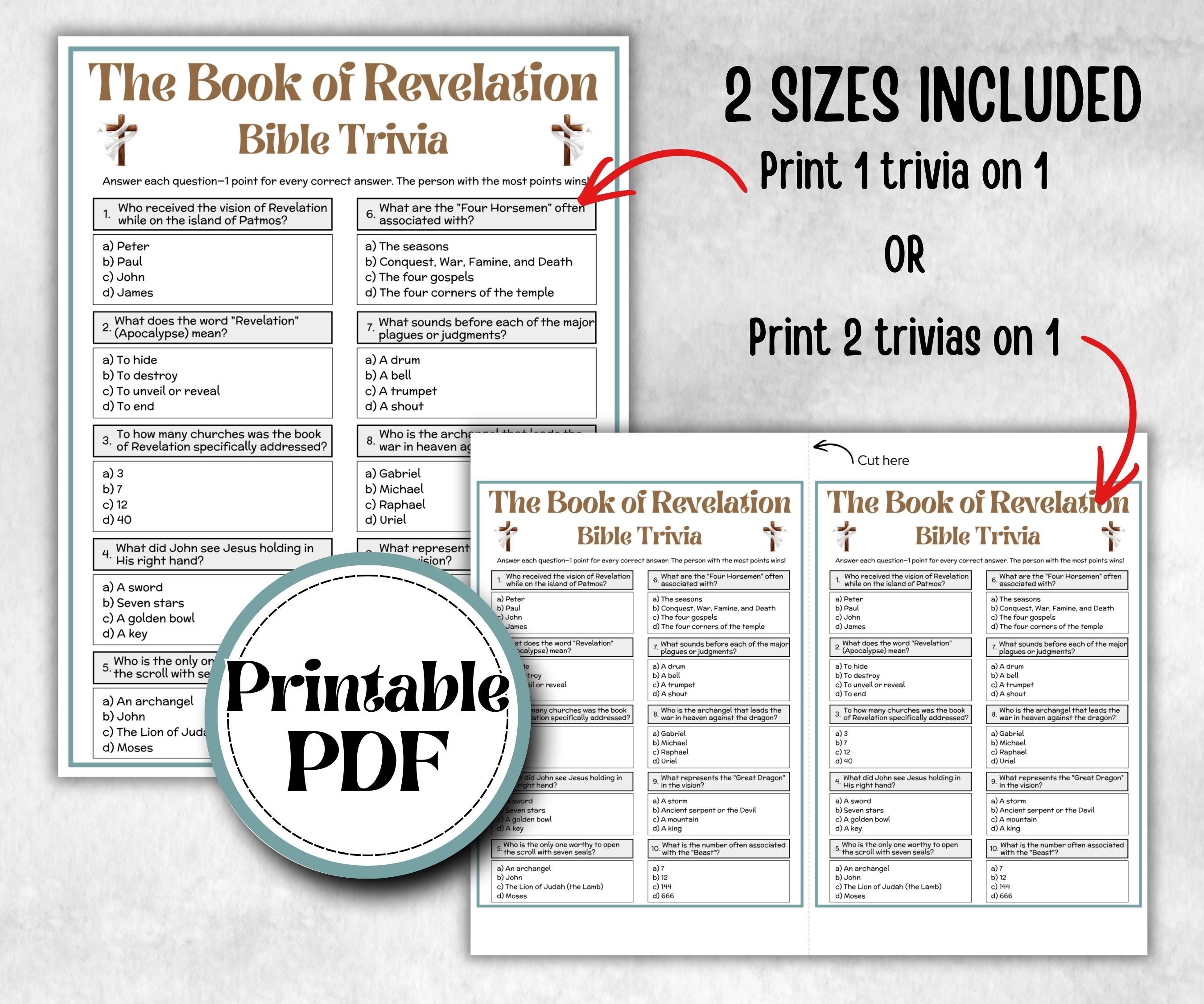 Bible - The Book of Revelation Trivia