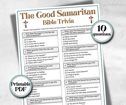 Bible - The Good Samaritan Trivia