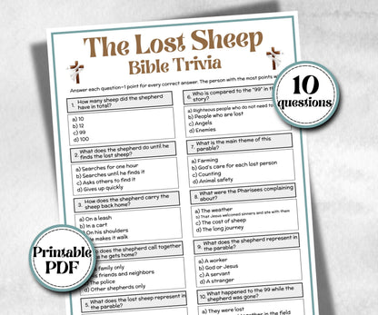Bible - The Lost sheep Trivia