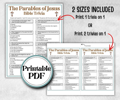 Bible - The Parables of Jesus Trivia