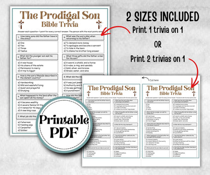 Bible The Prodigal Son Trivia