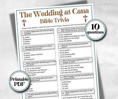 The Wedding at Cana Trivia