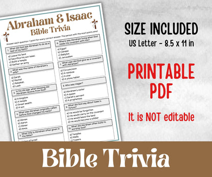 Abraham and Isaac - Bible Trivia