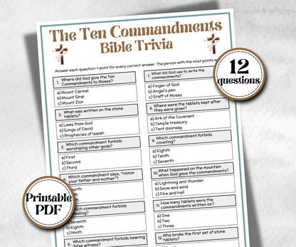 The Ten Commandments - Bible Trivia