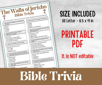 The Walls of Jericho - Bible Trivia