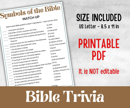 Women of the Bible Trivia, Sunday School, Bible Study riddles, Holiday Party Games, Bible Camp, womens retreat group, preschool curriculum