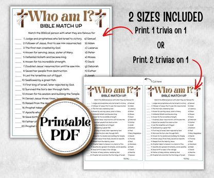 Women of the Bible Trivia, Sunday School, Bible Study riddles, Holiday Party Games, Bible Camp, womens retreat group, preschool curriculum
